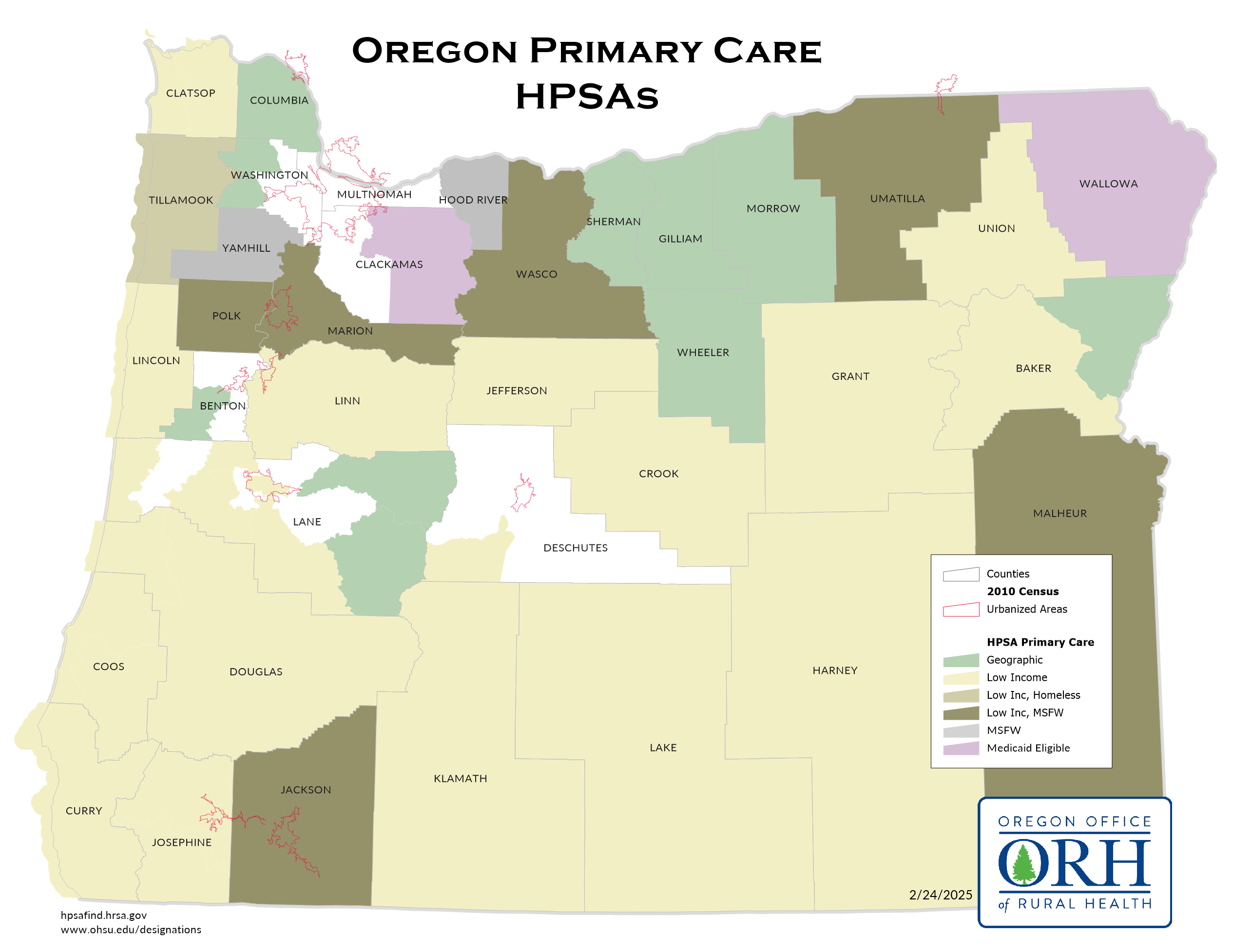 HSPA Map